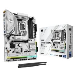 Asrock B860 STEEL LEGEND WIFI, Intel B860, 1851, ATX, 4 DDR5, HDMI, DP, TB4, Wi-Fi 6E, 2.5G LAN, RGB, 4x M.2 Asrock B860 STEEL LEGEND WIFI, Intel B860, 1851, ATX, 4 DDR5, HDMI, DP, TB4, Wi-Fi 6E, 2.5G LAN, RGB, 4x M.2